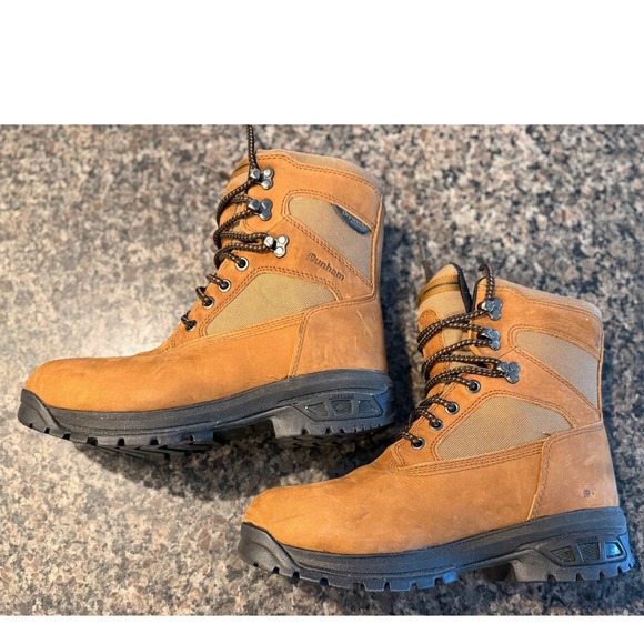 Dunham Rainier‎ MWN368BR Mens Tan Waterproof Work Boots 4E Wide Size 9 Like NEW main image 5